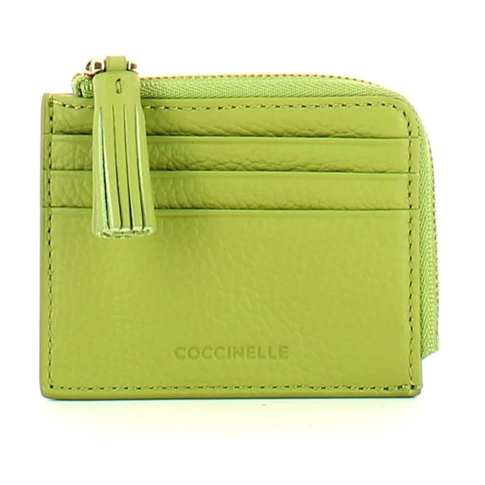 Coccinelle Women's Green Tassel Card Holder - Wallets & Cardholders - One Size - Accessories