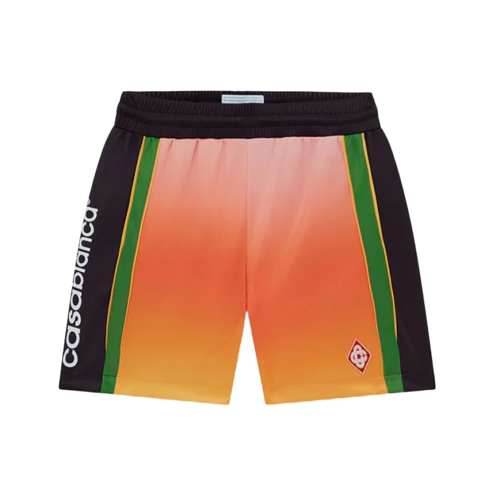 Casablanca Men's Orange Training, L, Football Shorts
