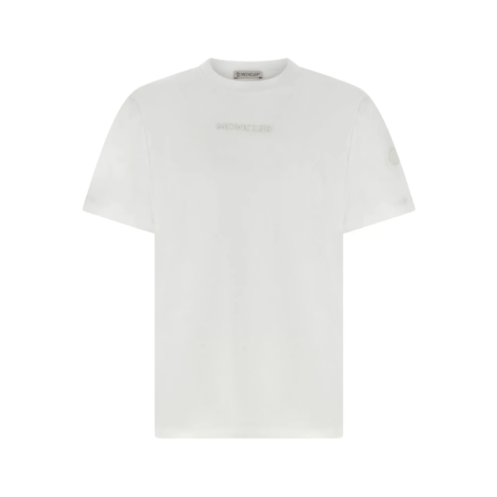 Moncler - Tops > T-Shirts - White - Moncler - Modalova