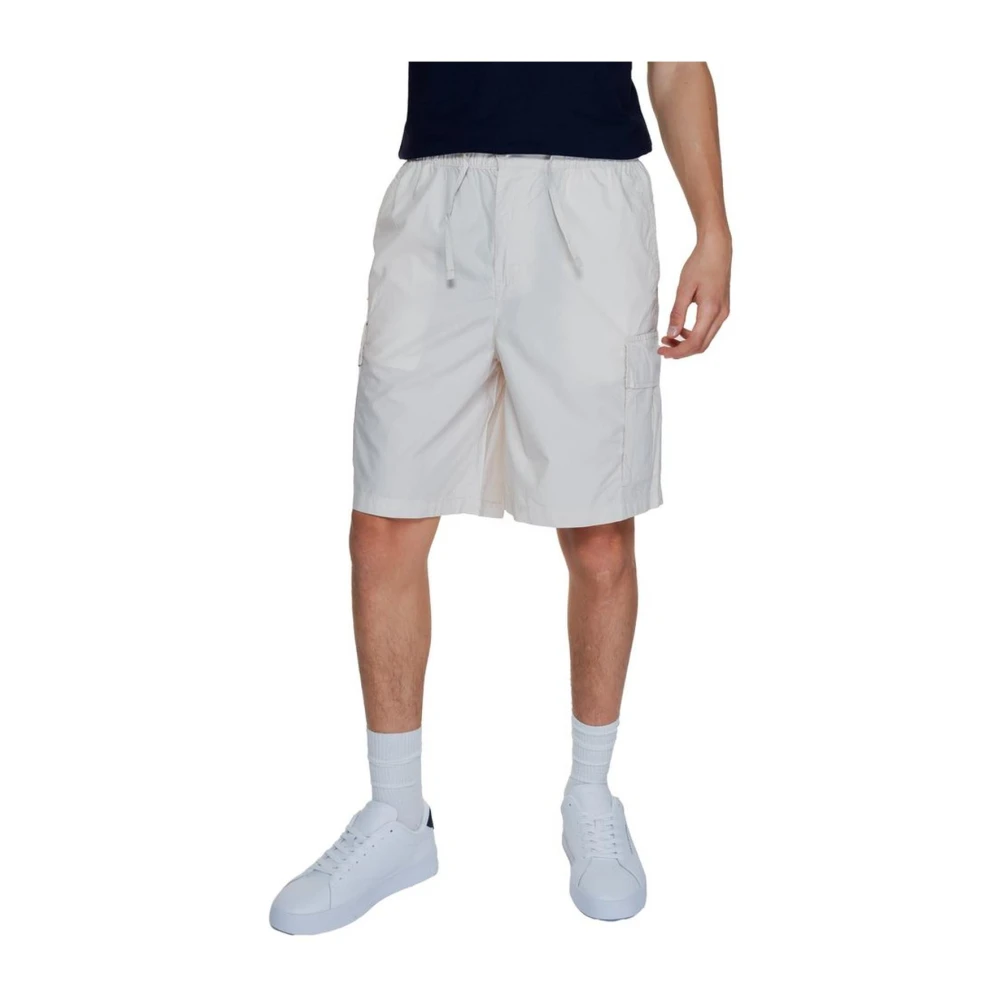 jack & jones Katoenen Bermuda Shorts Collectie Lente Zomer Beige Heren