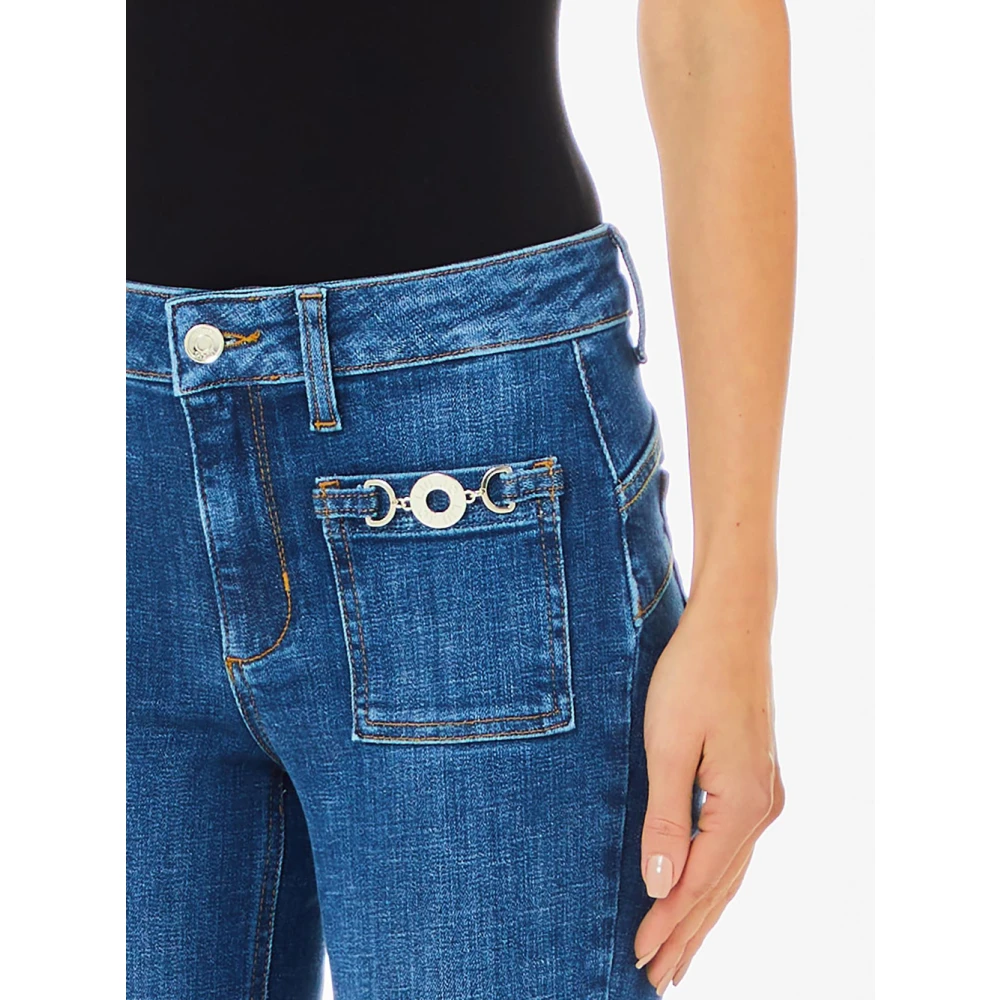Liu Jo Rechte Jeans voor Vrouwen Blue Dames