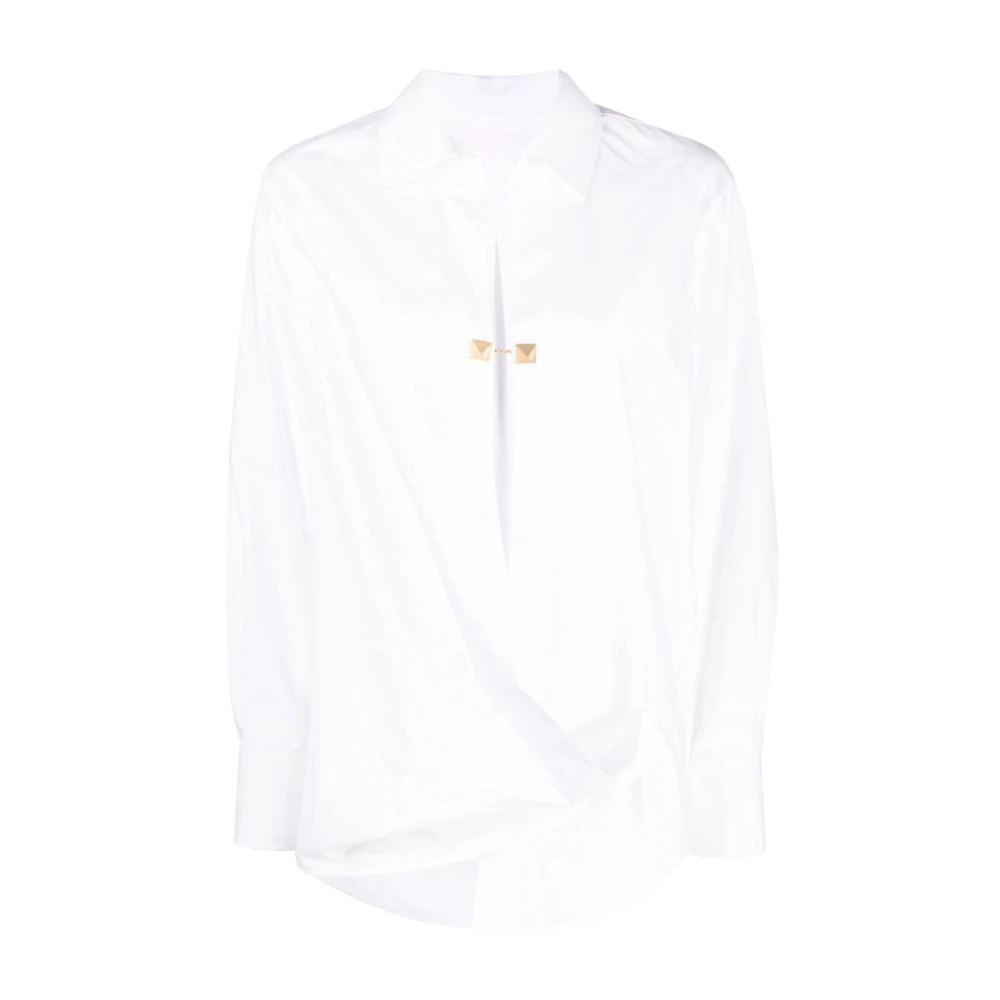 Valentino Garavani Dameskleding Shirts Wit Aw23 White Dames