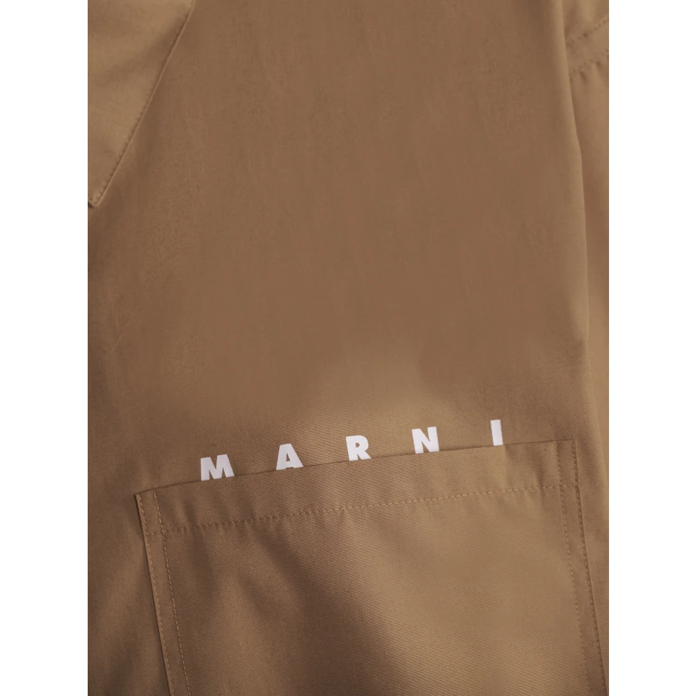Marni Stijlvolle Overhemden Collectie Brown Heren