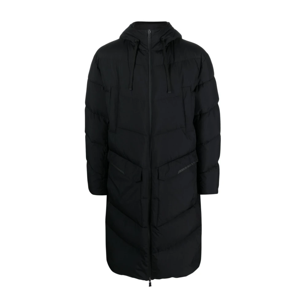 Herno Stijlvolle Parka Jas voor Buitensportavonturen Black Heren