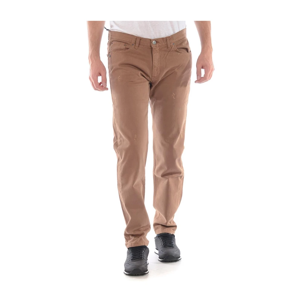 Daniele Alessandrini Men's Brown Chinos, W31, Jeans Trouser