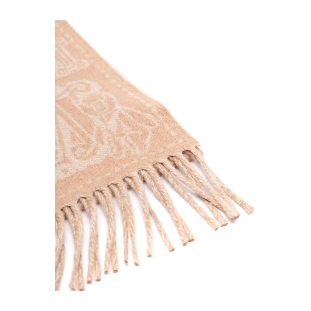 Max Mara Dierenprint Sjaal Beige Dames