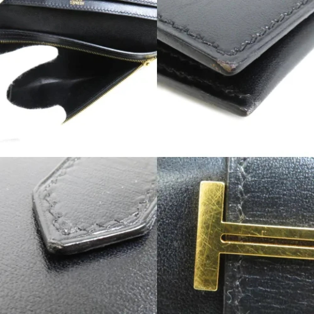 Hermès Vintage Pre-owned Canvas wallets Black Dames