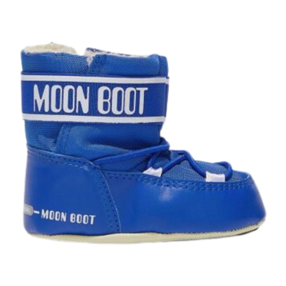 Moon Boot Blå Platta Skor Slip-On Design Blue, Unisex