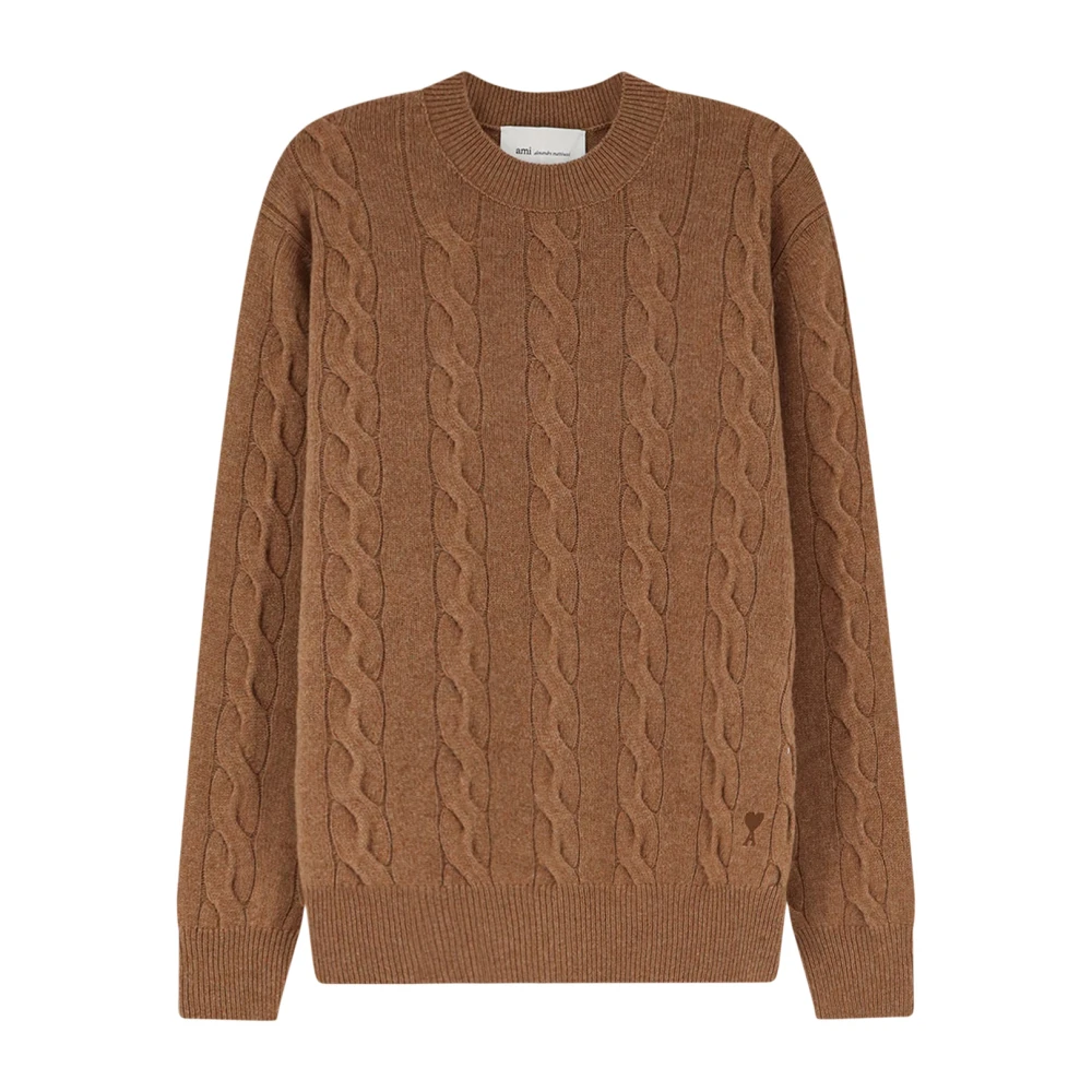 AMI ALEXANDRE MATIUSSI - Maglia marrone - Donna - Taglia L - Immagine 2