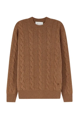 Ami Paris Round-neck Knitwear Brun L