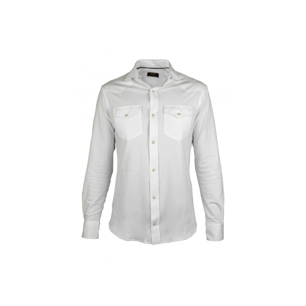 Moorer Garret M3 Wit Overhemd White Heren