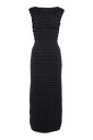 robe-midi-rayee-noire-style-elegant