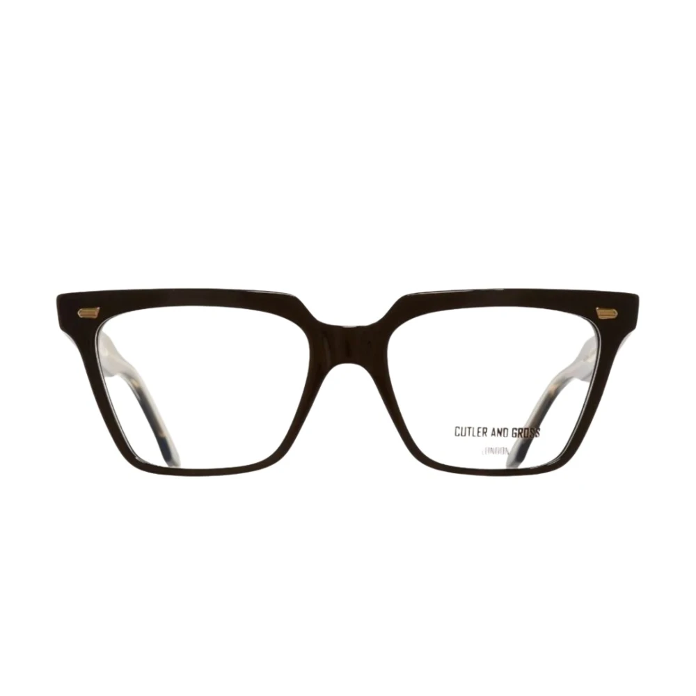 Cutler And Gross Zwarte Taxi Acetaat Optische Bril Black Unisex