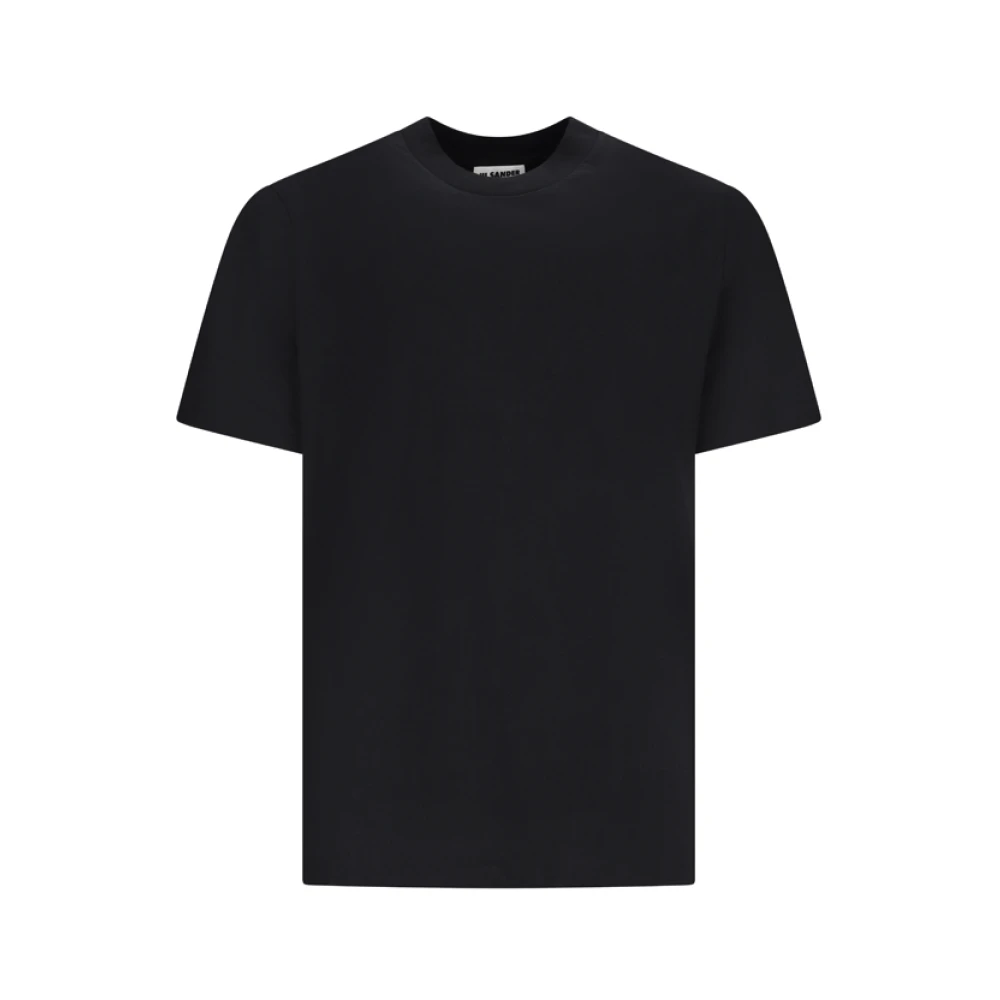 Jil Sander Herren Schwarz Oberteile, K, Mgröße: