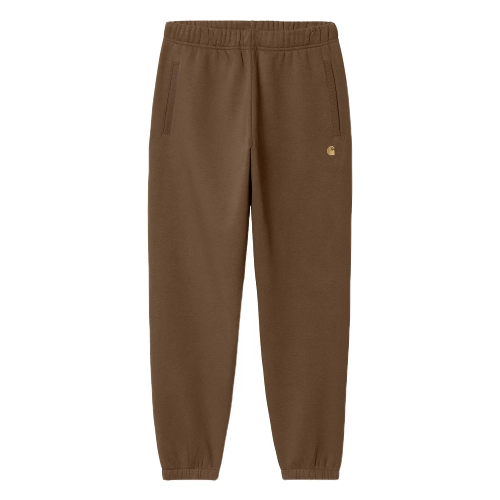 Carhartt WIP Chase Sweat Lange broek Brown Heren