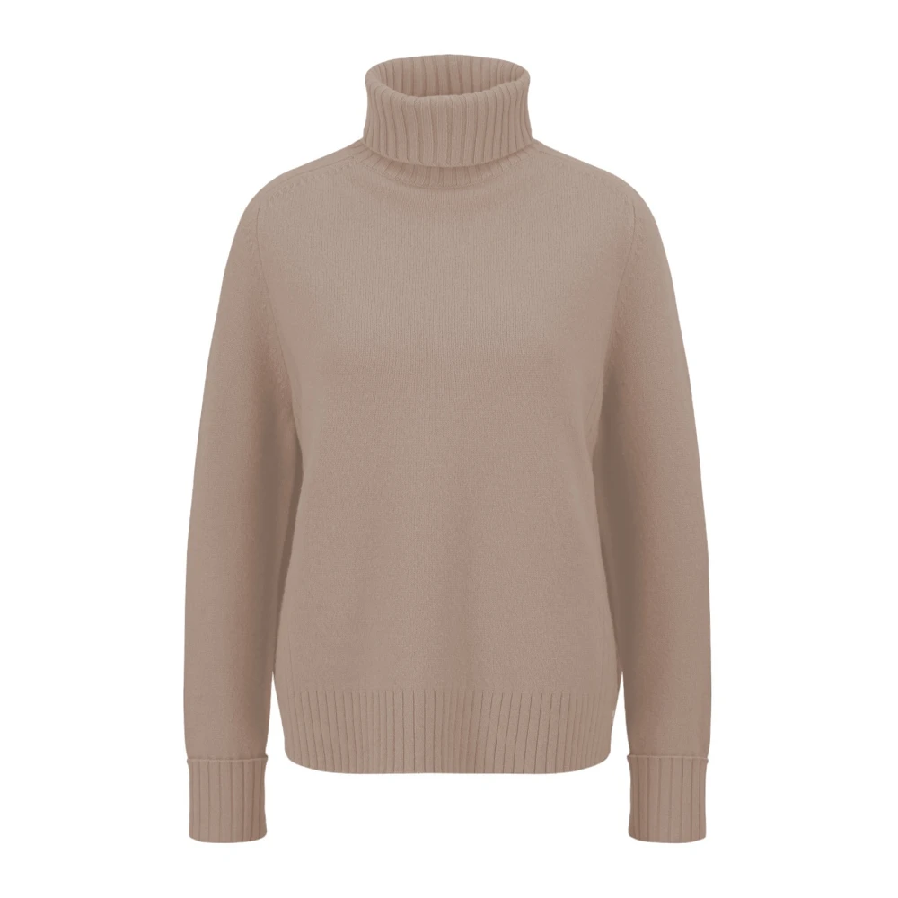 FYNCH-HATTON Merinowol Coltrui Sweater Brown Dames