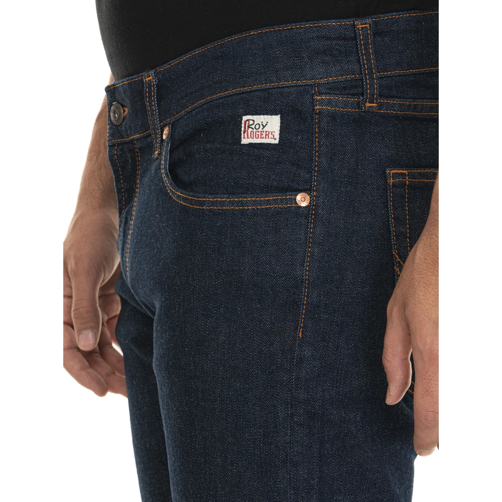 Roy Roger's Donkere Denim 5-Pocket Jeans Blue Heren