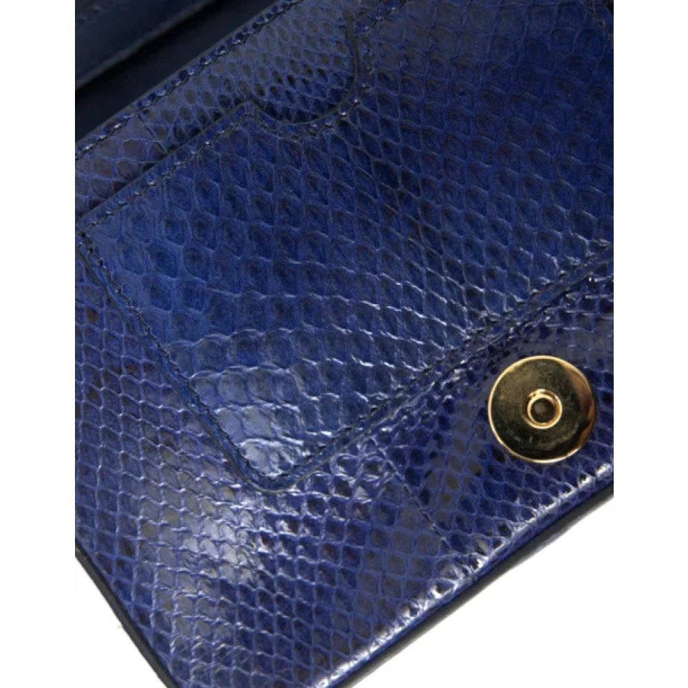 Dolce & Gabbana Pre-owned Leather shoulder-bags Blue Dames