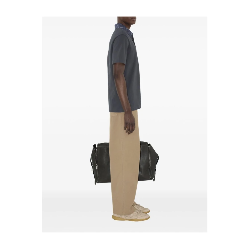 Burberry Gedrukte Poloshirts Collectie Gray Heren