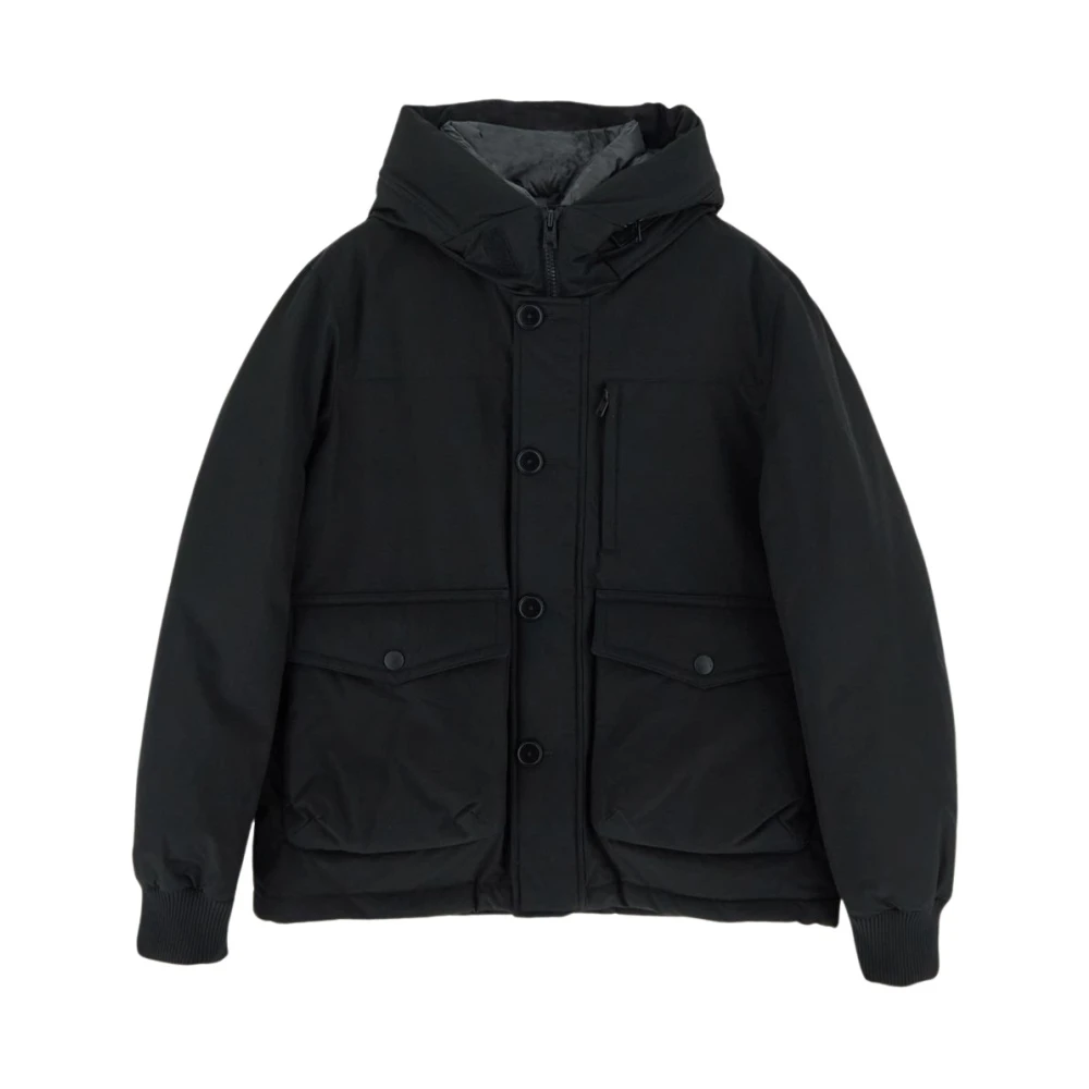 Woolrich Katoenen Ramar Jas Black Heren