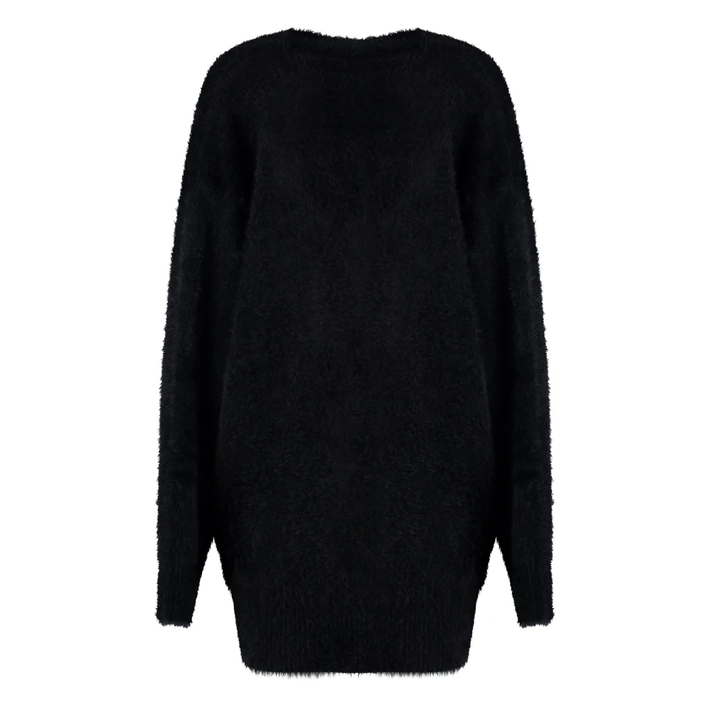 Philosophy di Lorenzo Serafini Versierde Maxi Cardigan Black Dames