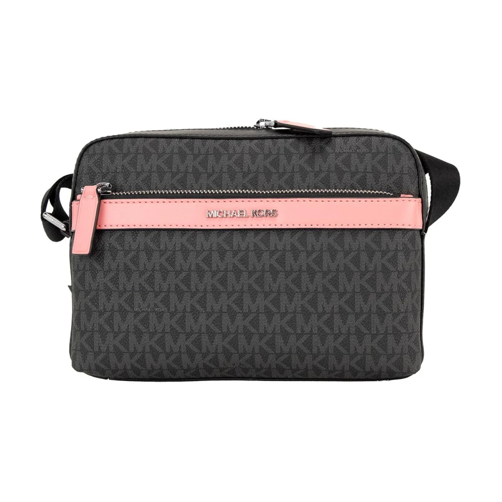 Michael Kors Kleine Utility Crossbody met Meerdere Zakken Black Dames