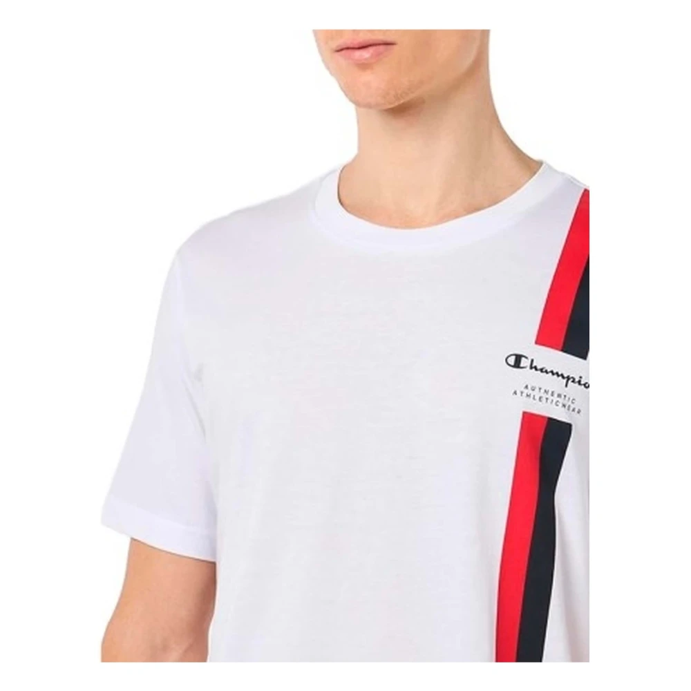 Champion Crewneck T-Shirt White Heren