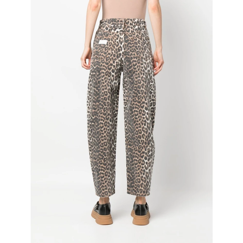 Ganni Multicolor Jeans voor Vrouwen Ss25 Multicolor Dames