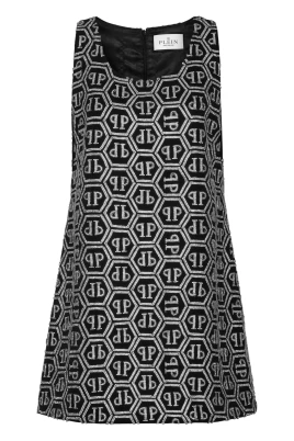 Mini Dress Monogram Strass