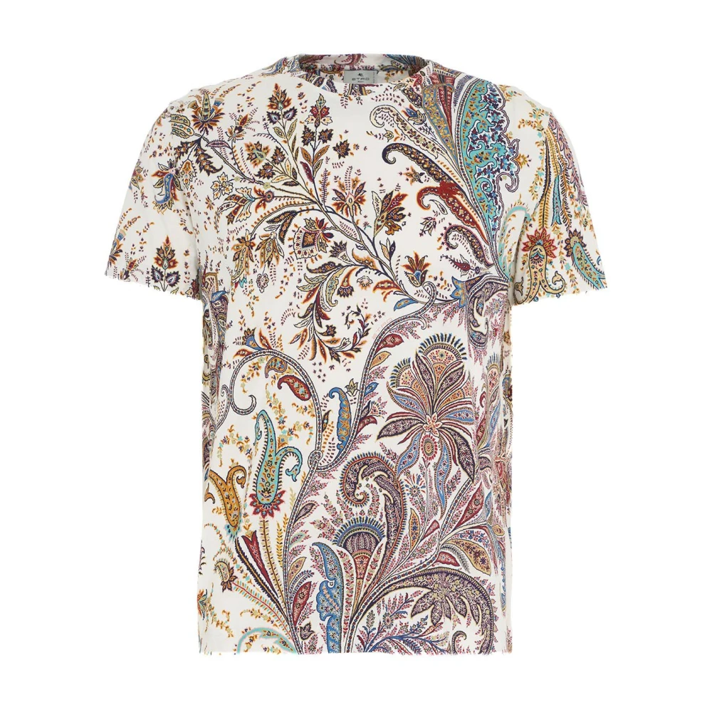 ETRO T-shirt met paisley print Multicolor Heren