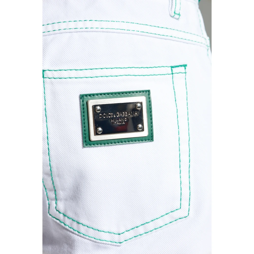 Dolce & Gabbana Regular Fit Jeans White Heren
