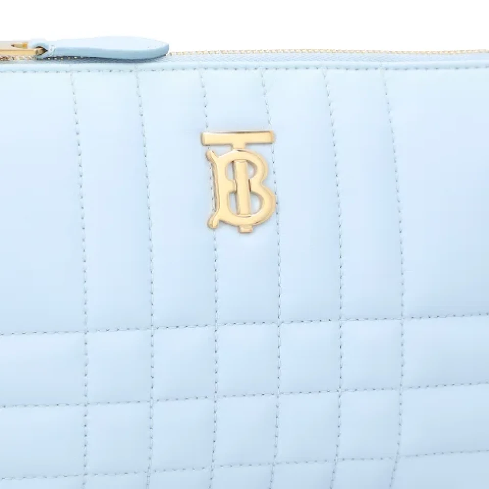 Burberry Leather shoulder-bags Blue Dames