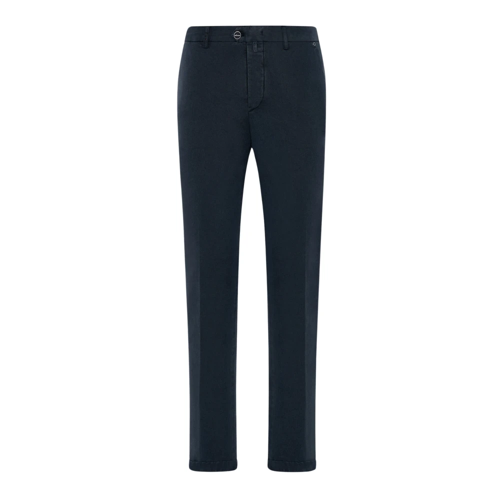 Kiton Lyocell Blandning Klassiska Byxor Blue, Herr