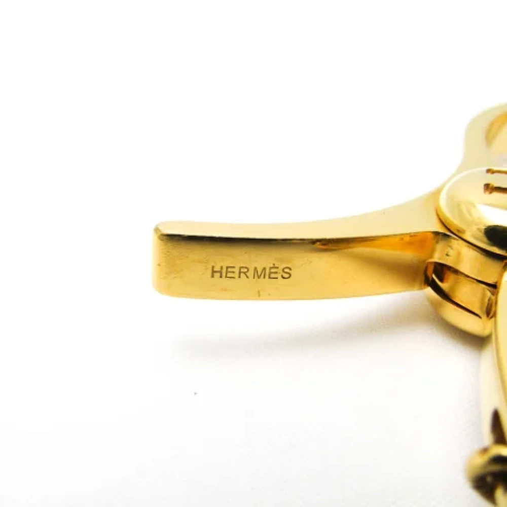 Hermès Vintage Pre-owned Metal key-holders Yellow Heren