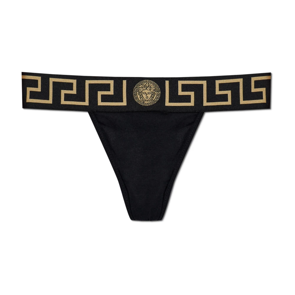 Versace Damen Schwarz Unterwäsche, K, Xlgröße: