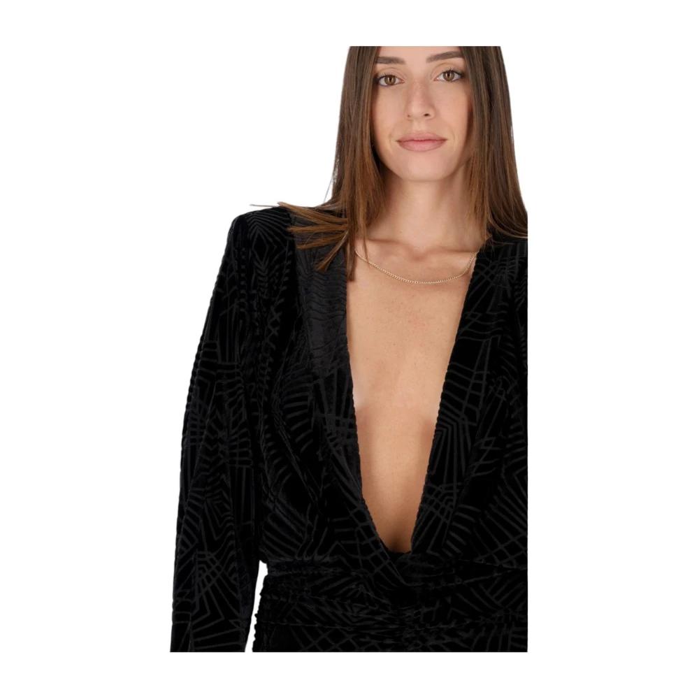 pinko Korte Jurk Black Dames