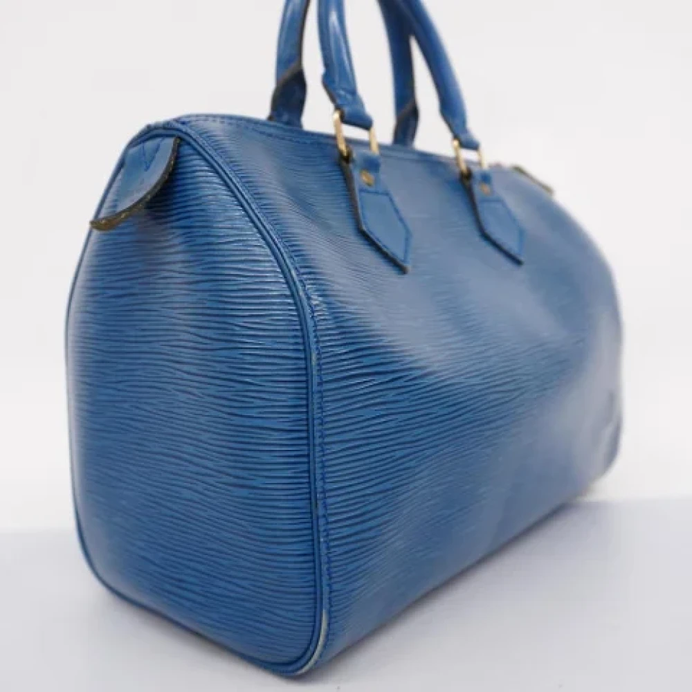 Louis Vuitton Vintage Pre-owned Leather louis-vuitton-bags Blue Dames