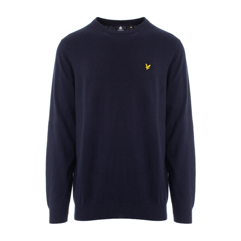 Lyle & Scott Blau Pullover Mit Rundhalsausschnitt Merino - Bild 4