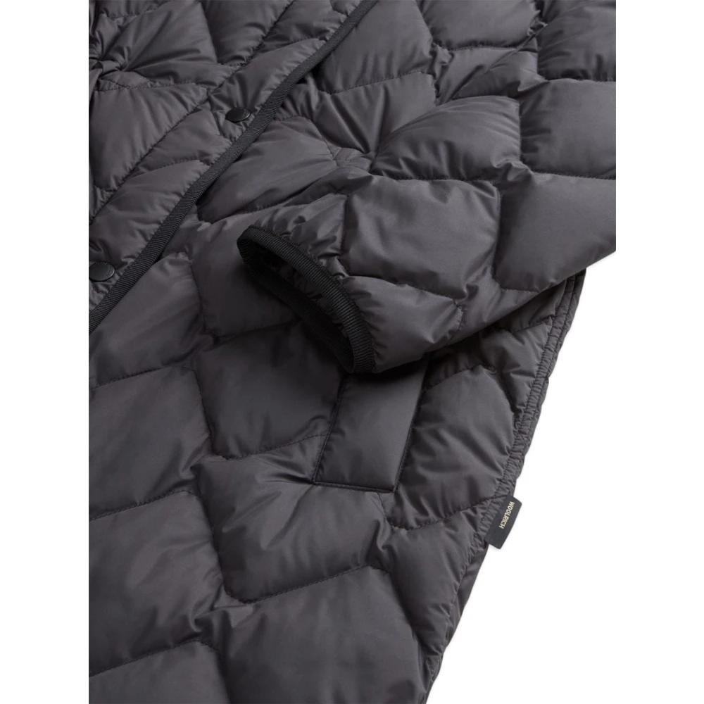 Woolrich Zwarte Winterjassen Black Dames
