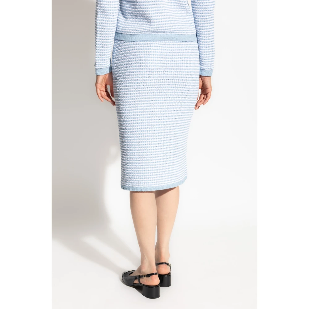 TORY BURCH Gestreepte rok Blue Dames