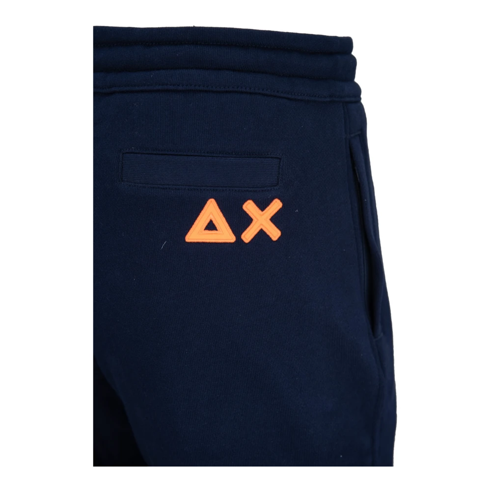 Sun68 Heren Trekkoord Joggers Blue Heren