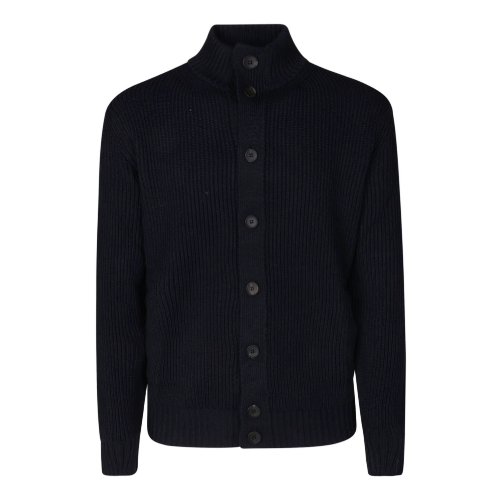 Filippo De Laurentiis Elegant Button Cardigan Blue, Herr