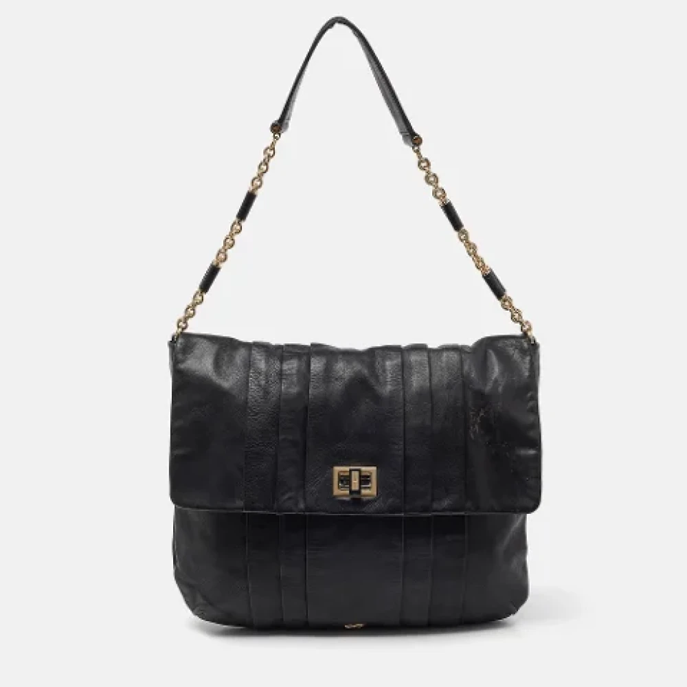 Anya Hindmarch Pre-owned Leather handbags Black Dames