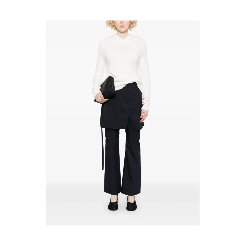 LOW Classic Middernachtblauwe Klassieke Broek met Rits Blue Dames