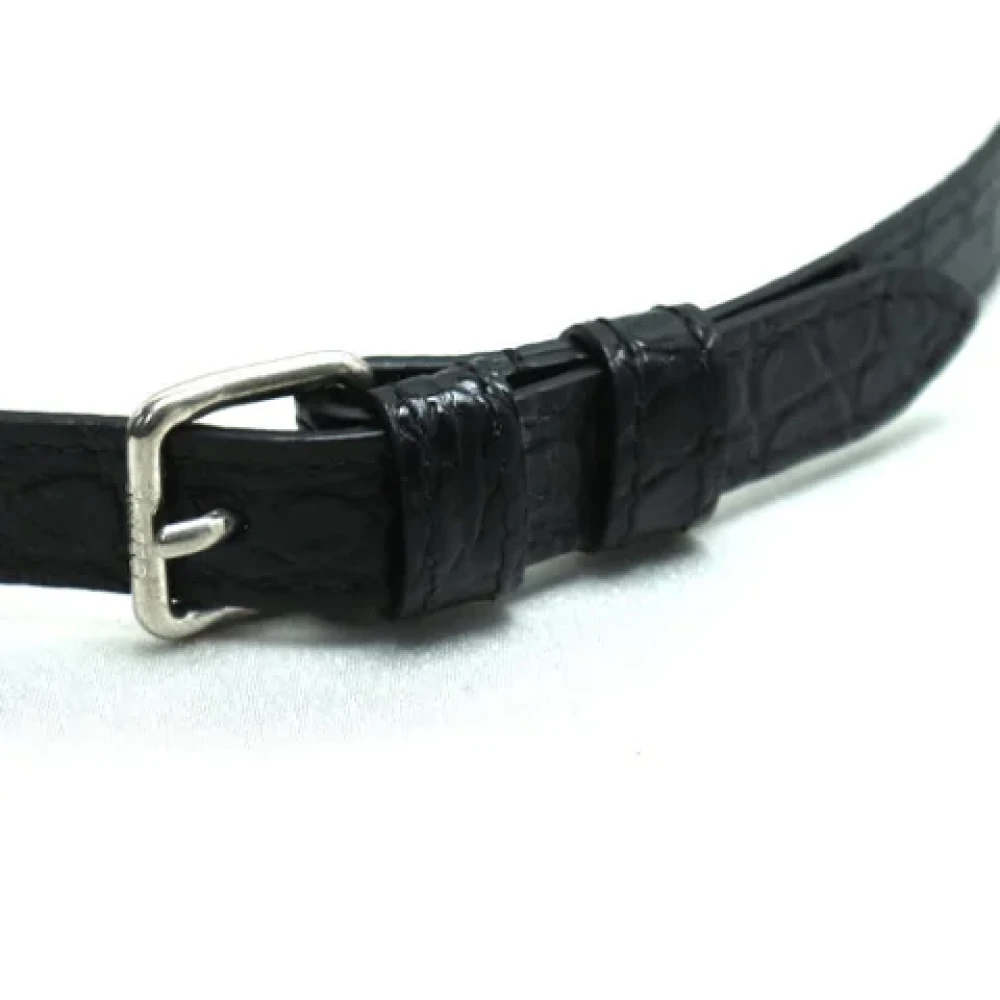 Celine Vintage Pre-owned Leather celine-bags Black Dames