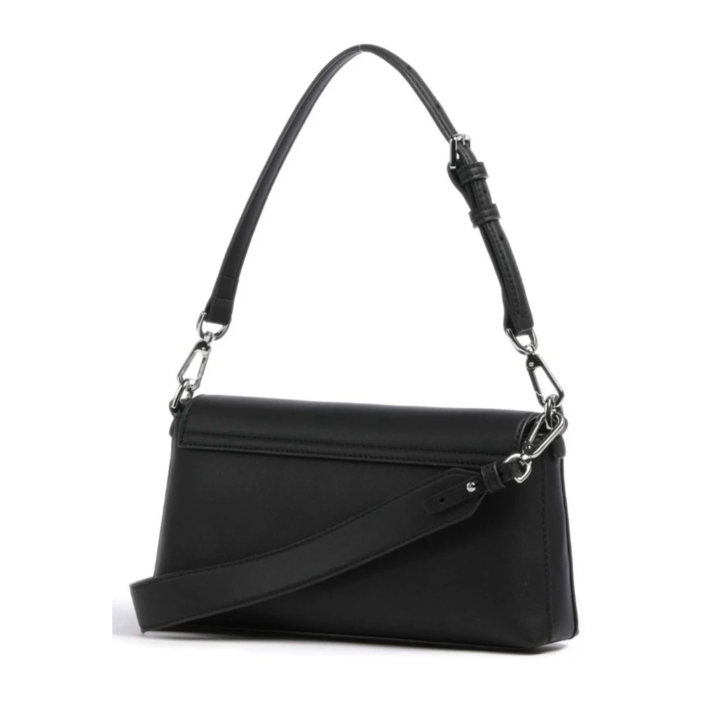 Calvin Klein Stijlvolle Must Schoudertas voor Vrouwen Black Dames