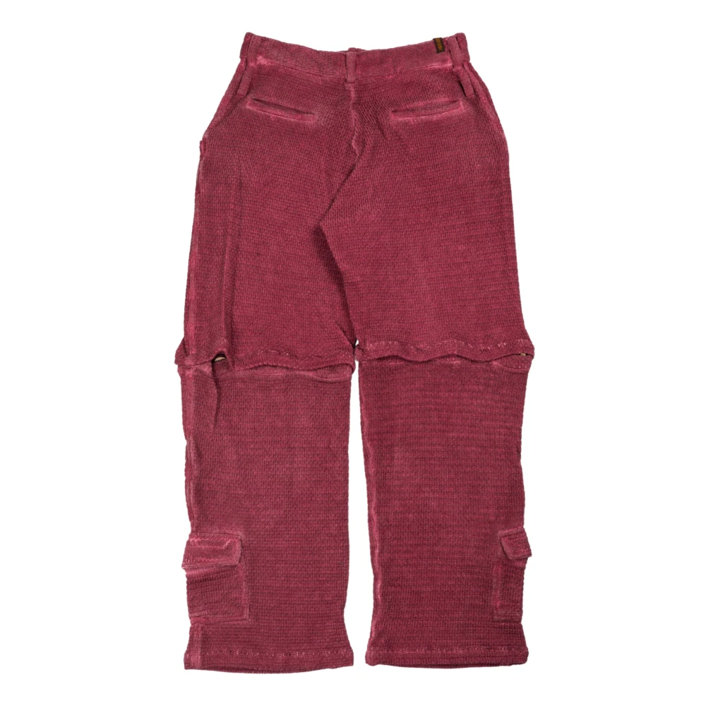 Isa Boulder Lila Cargo Broek Opposite Stijl Purple Heren