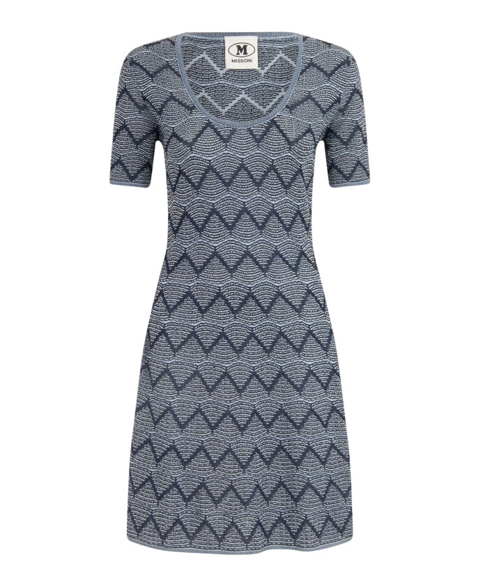 robe-zig-zag-bleue