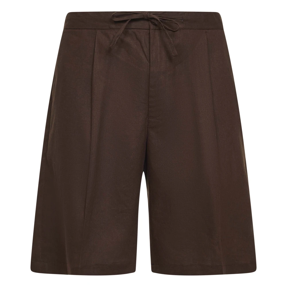 Hevo Brown Torrelapillo Shorts - Male - Casual Shorts - M - Shorts