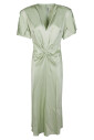 robe-midi-col-en-v-avec-detail-fronce